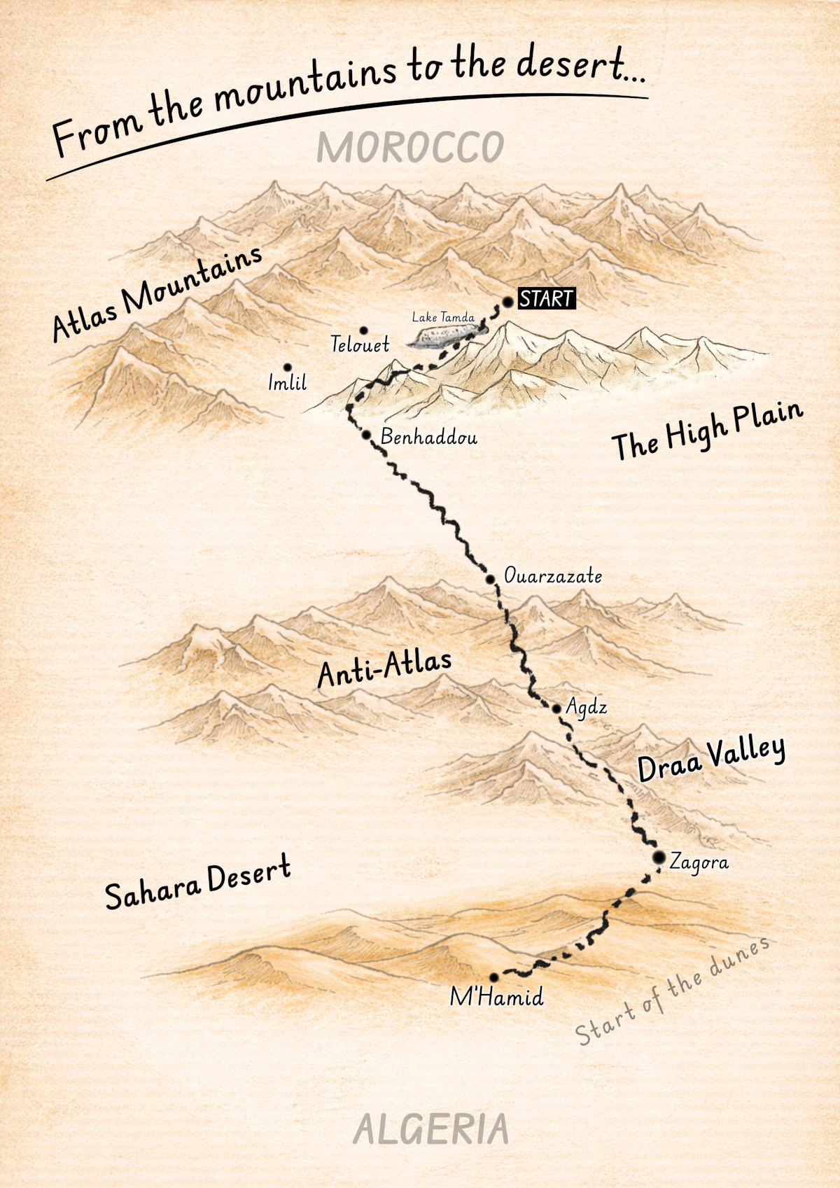 Steve's full trek map